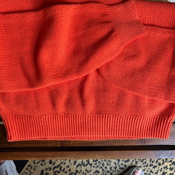 LOFT Orange Sweater Petite M - NWT - Picture 5 of 5